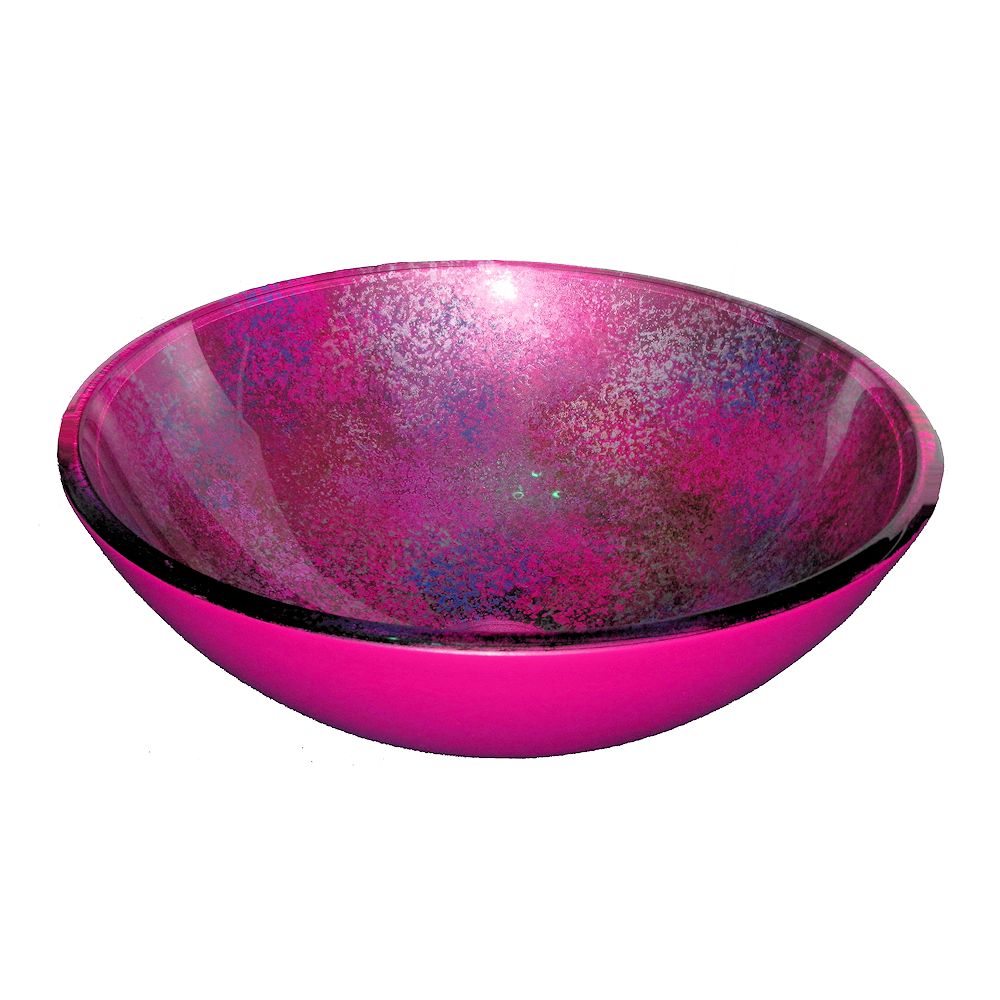 Изображение стеклянной розовой раковины чаши Nova Aura
