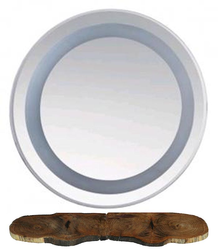 Зеркала круглой формы в ванну